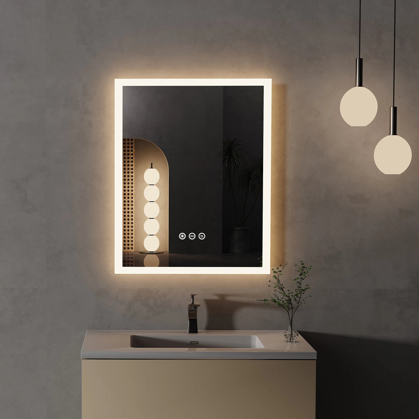 LED Lighted Bathroom Mirror