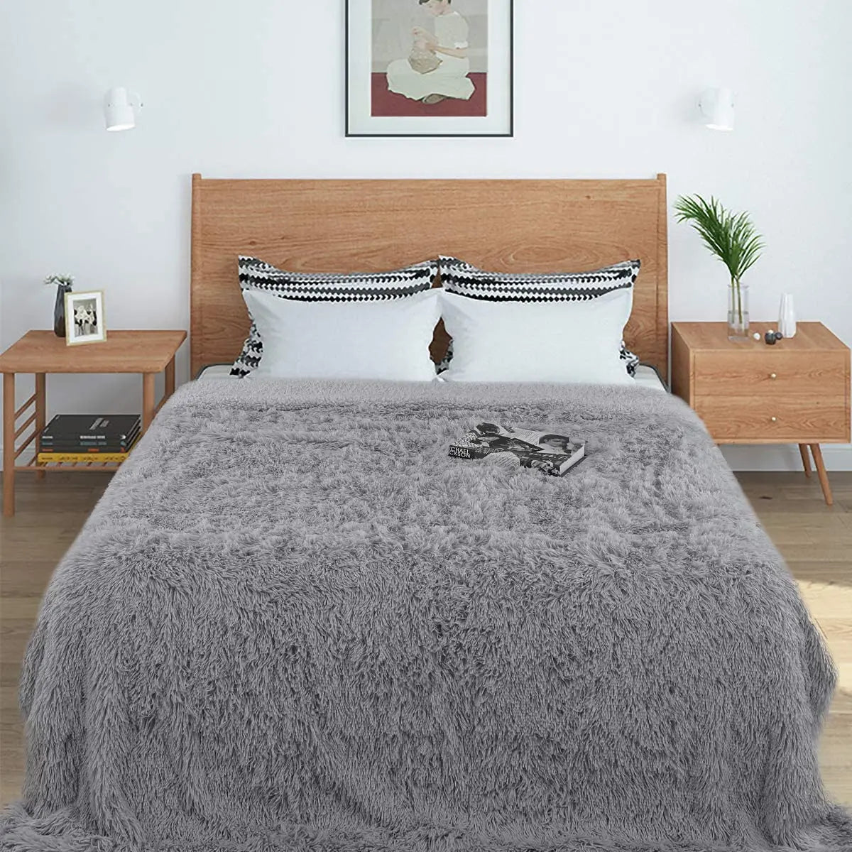 Fluffy Warm Blanket Bedspread