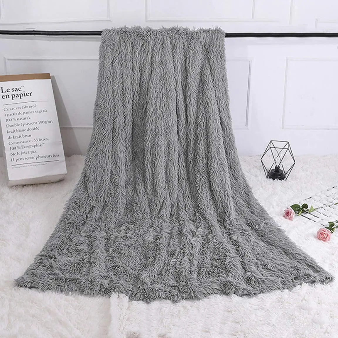 Fluffy Warm Blanket Bedspread